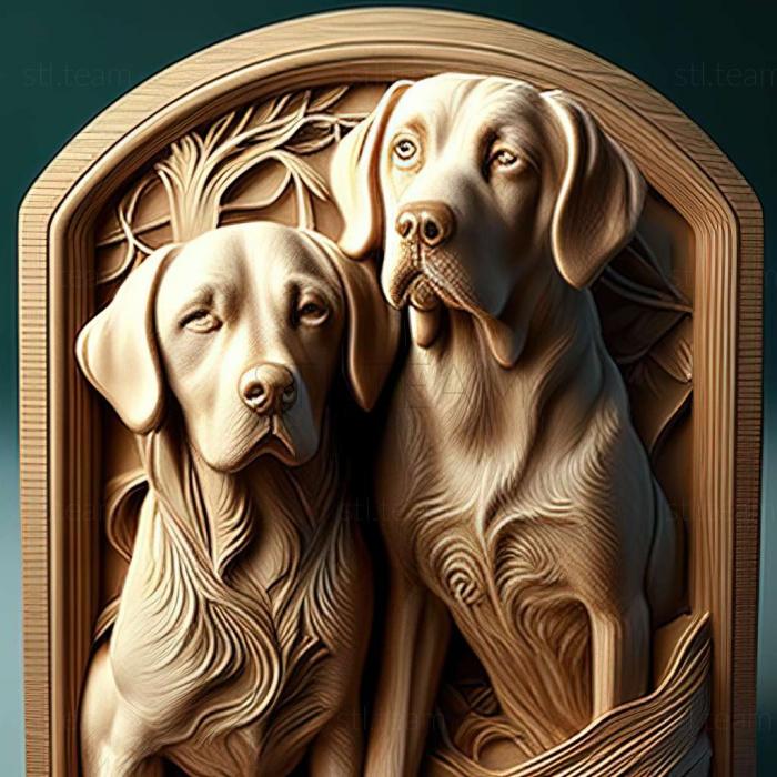 3D model dogs (STL)